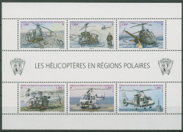Franz. Antarktis 2013 Helikopter In Der Polarregion Block 34 Postfrisch (C40433) - Blocks & Sheetlets