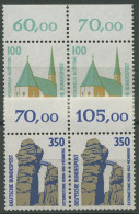 Bund 1989 Sehenswürdigkeiten SWK Waagerechte Paare 1406/07 OR Postfrisch - Neufs