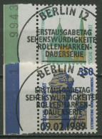 Bund 1989 Sehenswürdigkeiten SWK Mit Rand Links 1406/07 SR Li. TOP ESST BERLIN - Oblitérés