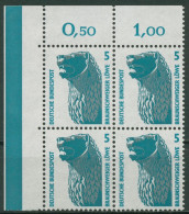 Bund 1990 Sehenswürdigkeiten SWK 1448 U 4er-Block Ecke 1 Postfrisch - Unused Stamps