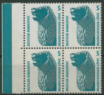 Bund 1990 Sehenswürdigkeiten SWK Rand Links 1448 V 4er-Block SR Li. Postfrisch - Unused Stamps