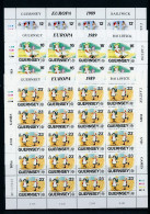 Guernsey Kleinbogensatz 449-451 Postfrisch Cept 1989 #KE724 - Autres & Non Classés