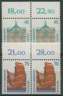 Bund 1990 Sehenswürdigkeiten SWK Mit Oberrand 1468/69 Waag. Paar OR Postfrisch - Unused Stamps