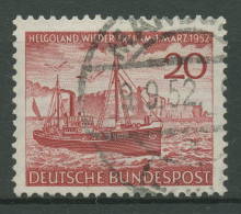 Bund 1952 Rückgabe Der Insel Helgoland 152 Gestempelt - Used Stamps