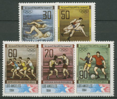 Syrien 1984 Olympische Sommerspiele Los Angeles 1594/98 Postfrisch - Syrie