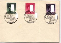 Generalgouvernement 101-103 Auf Brief Satzbrief Ungelaufen #KQ193 - Besetzungen 1938-45