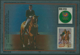 Bolivien 1986 Olympia Sommerspiele Seoul Block 160 Postfrisch (C63377),Zinnfolie - Bolivia