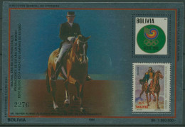 Bolivien 1986 Olympia Sommerspiele Seoul Block 160 Postfrisch (C63377),Zinnfolie - Bolivie