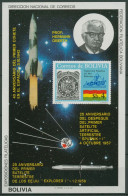 Bolivien 1982 Raumfahrt Hermann Oberth Block 130 Postfrisch (C63376) - Bolivia