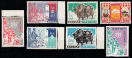 1962 Bhutan Ordinary Set MNH** Tra161 - Bhutan