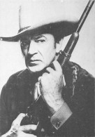 Gary Cooper Western Carte Sépia Foncé - Acteurs