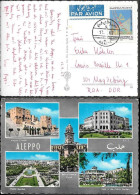 Syria Postcard Mailed To Germany 1967. Damascus International Fair Stamp Postmark - Syria