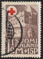 Finland Suomi 1931 Monuments, Red Cross , Hämeenlinna Castle, 1 Value Cancelled - Monuments