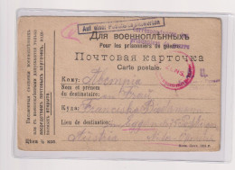 RUSSIA,   POW Postal Stationery To  AUSTRIA - Lettres & Documents