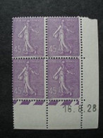 France 1928 - Type Semeuse Lignée ( 45cts ) - MNH** - ....-1929