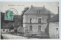 Cpa 1913 MOLOSMES Mairie Et école - MAY14 - Sonstige & Ohne Zuordnung