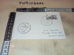 MX00609 RIVA DEL GARDA 1971 TIMBRO ANNULLO VIII° MOSTRA FILATELICA NUMISMATICA INTERNAZIONALE - 1971-80: Marcophilie