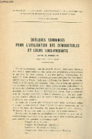 Quelques Tendances Pour L'utilisation Des Combustibles Et Leurs Sous-produits - Supplément Au Bulletin Administratif N°7 - Sciences