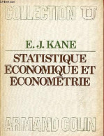 Statistique économique Et économétrie - Introduction à L'économie Quantitative - Collection " Série Sciences économiques - Economie