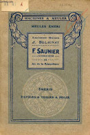 Catalogue Machines A Meuler, Meules éméri Ancienne Maison J.Delaunay, F.Saunier Successeur - émeris - Papiers & Toiles A - Autres & Non Classés