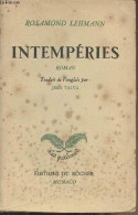 Intempéries - "Les Palmes" - Lehmann Rosamond - 1947 - Otros & Sin Clasificación
