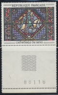 N° 1427 Vitrail De La Cathédrale De Sens - Unused Stamps