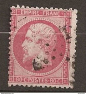 OBLI étoile 4 Sur N°24 TBE - 1862 Napoléon III