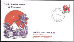 Australia Space Cover 1973. Cockatoo Rocket Launch Woomera - Océanie