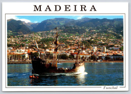 Madeira, Funchal, Santa Maria Ship. Postcard - Madeira