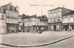 16 Barbezieux La Place De L' église CPA Magasins Commerces Pharmacie Grasset - Autres & Non Classés