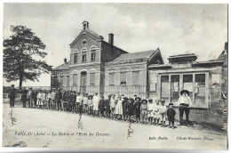 VANLAY - La Mairie Et L'Ecole Des Garçons - Autres & Non Classés