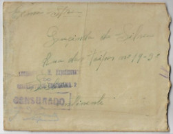 Portugal Azores 1944 Censored Cover From São Miguel To Lisboa S. M. Expeditionary Company Of 2nd Engineering Regiment - Azores