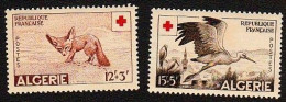 Année 1957-N°343-344 Neufs**MNH : Au Profit De La Croix Rouge -  (Fennec - Albatros) - Unused Stamps