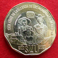 Mexico 20 Pesos 2022 100 Years, Railways Mexique Mexiko Messico UNC ºº - Mexico