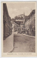 39008841 - Blankenburg A. Harz. Traenkestrasse Mit Kirche Und Schloss Gelaufen Von 1927. Gut Erhalten. - Blankenburg