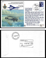 1047 Concorde Lettre Airmail Cover Luftpost Grande Bretagne Great Britain 1979 England To Australia Signé (signed) - Concorde