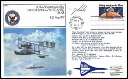 0817 Airmail Concorde Lettre (cover) Signé (signed) Usa First Crossing Of The Atlantic 8/5/1979 - Concorde