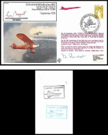 0809 Airmail Concorde Lettre (cover) Signé (signed) France First Non Stop Paris New York 1/9/1980 - Concorde