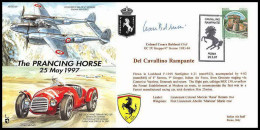 0805 Voiture (Cars) Lettre (cover) Signé (signed) Italie (italy) Italia Prancing Horse Ferrari 25/5/1997 - Cars