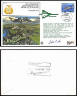 0818 Airmail Concorde Lettre (cover) Signé (signed) Jersey Formation Of The Air Transport Auxiliary 1/12/1979 - Concorde