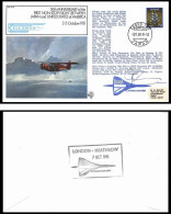 0812 Airmail Concorde Lettre (cover) Signé (signed) Japon Japan First Flight Non Stop Japan Usa 3/10/1981 - Concorde