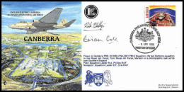 0789 Lettre Aviation Airmail Cover Luftpost Signé Signed Australia Canberra 9/4/1998 - Flugzeuge