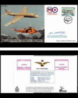 0783 Lettre Airmail Cover Luftpost Signé Signed British Virgin Islands 80 Th Anniversay Of The Royal Air Force 1/4/1998 - Flugzeuge