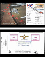 0772 Lettre Aviation Airmail Cover Luftpost Signé Signed Cayman Islands 80 Th Anniversay Of The Royal Air Force 1/4/1998 - Vliegtuigen