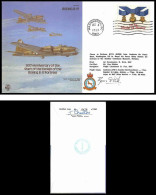 0738 Lettre Aviation Airmail Cover Luftpost Signé Signed Usa Start Of The Design Of The Boing B 17 Fortress 4/10/1983 - Vliegtuigen