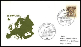 0704 Lettre Airbus Aviation Premier Vol (Airmail Cover First Flight Luftpost) Allemagne (germany) 3/6/1967 - Vliegtuigen