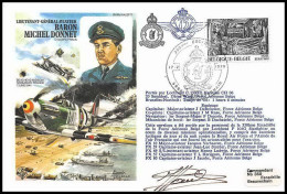 0705 Lettre Aviation Airmail Cover Luftpost Signé Signed Belgique Baron Michel Donnet 17/2/1979  - Flugzeuge