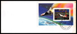 0411 Concorde Liberia Space Shuttle 1978 Fdc (premier Jour) Poste Aérienne Airmail Cover Luftpost - Concorde