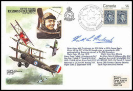 0704 Lettre Aviation Airmail Cover Luftpost Signé Signed Canada 1/9/1978 Toronto Raymond Collishaw  - Flugzeuge