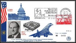 0412 Concorde Parlement Europeen Europe Strasbourg 17/2/1987 - Concorde